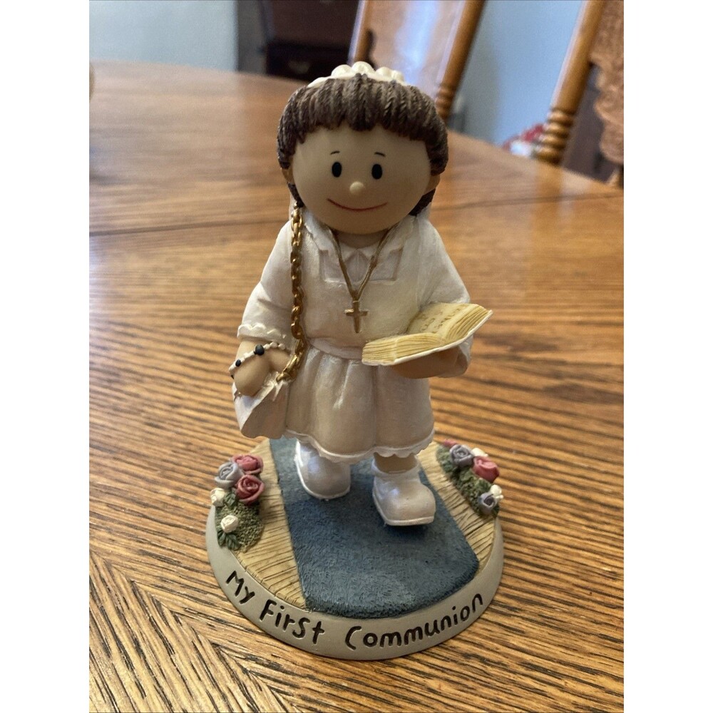 Zingleberry my first communion figurine collectible 1998 pavilion gift co. VTG